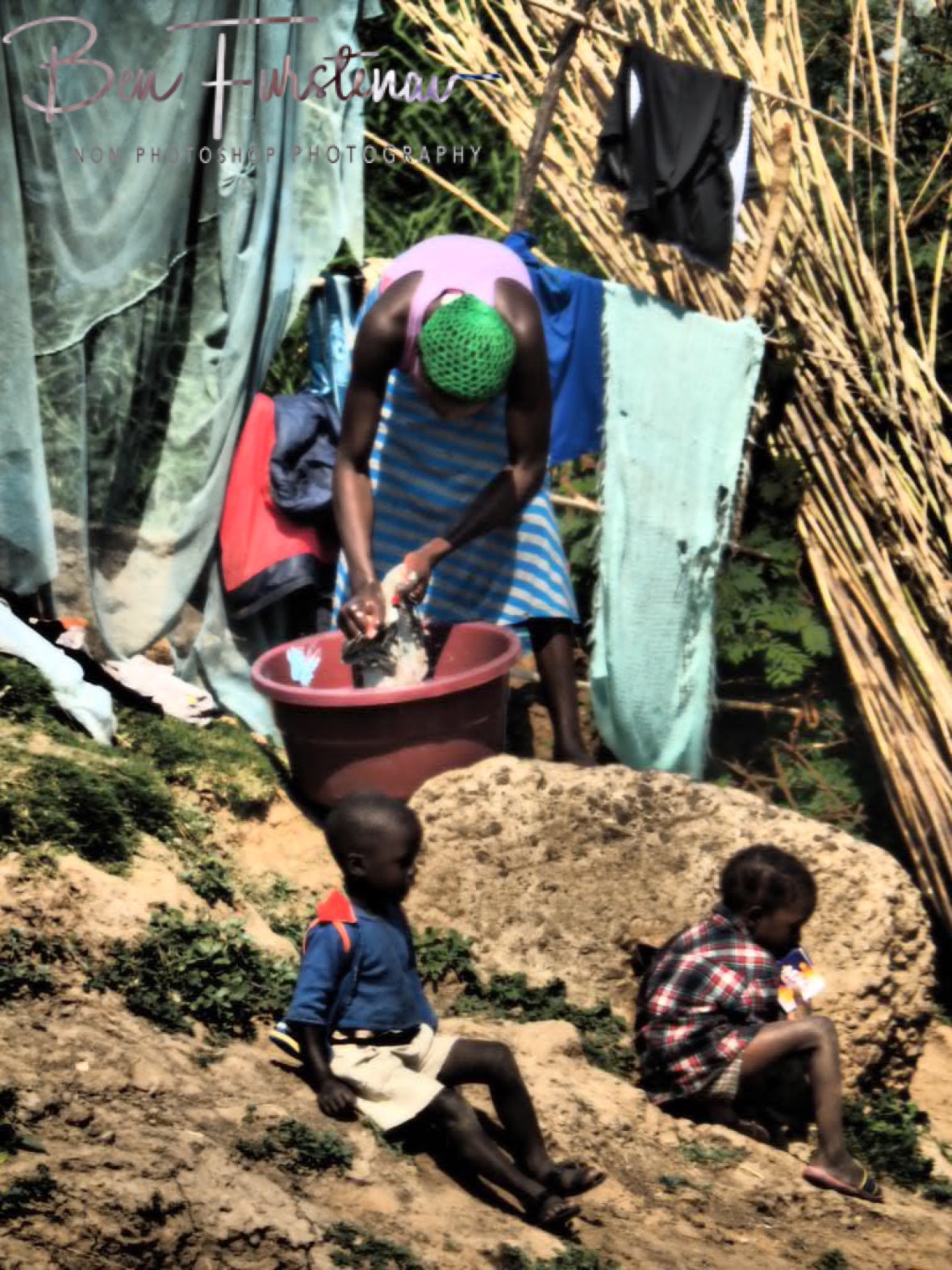 Business as usual by the river, Lukulu, Zambia 