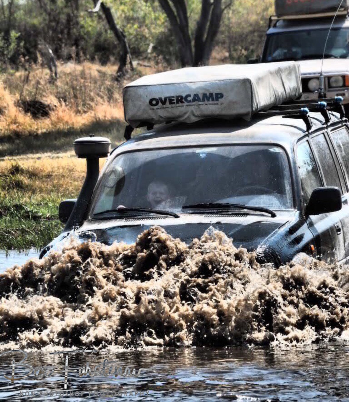 The excited face on the youngster is just priceless, Kwai Region, Okavango Delta, Botswana 