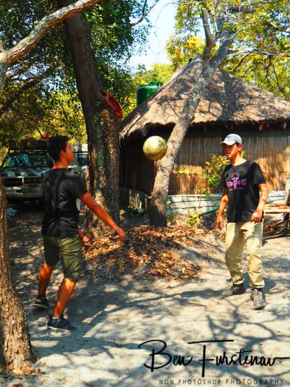 Always time to kick the Ball around, Liuwa Plains National Park, Zambia 