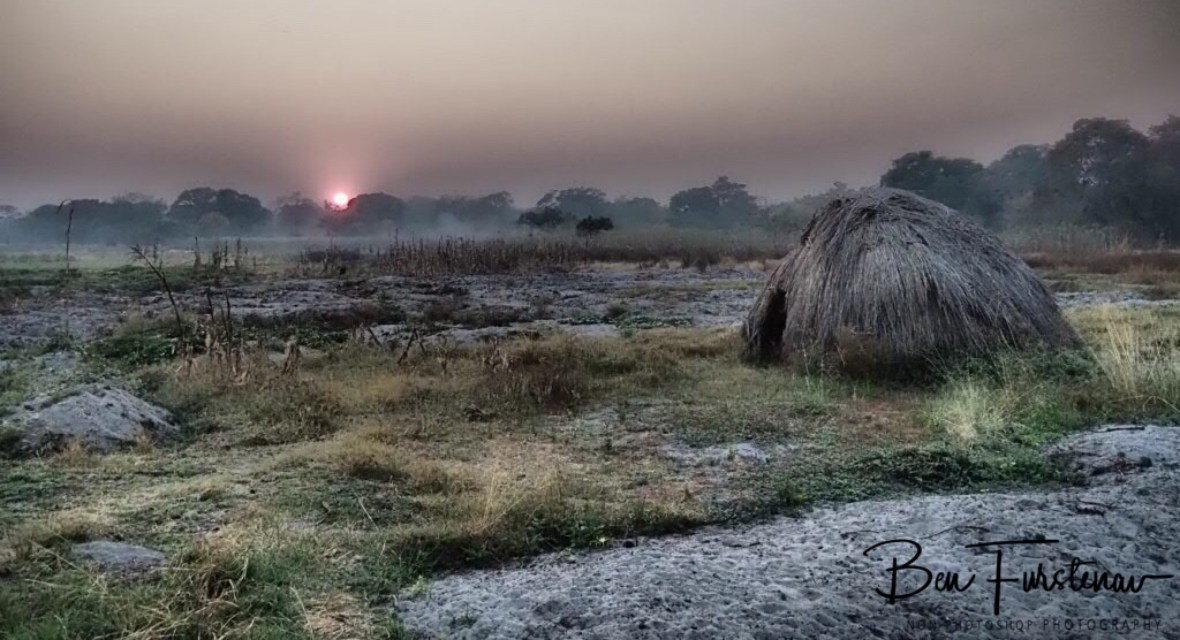 Early morning sunrise st Liuwa Plains National Park, Zambia
