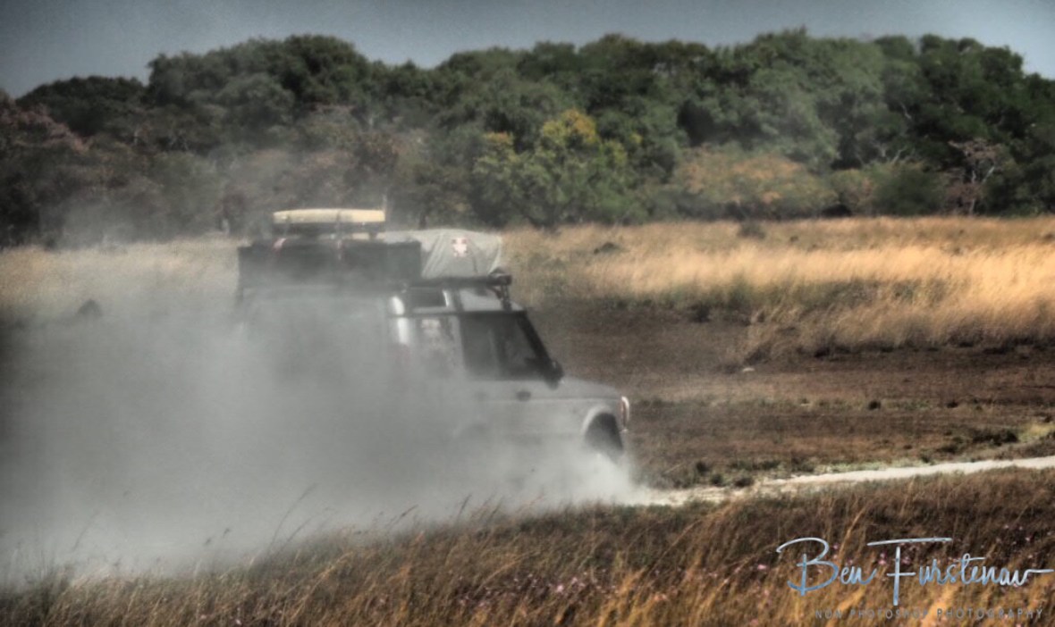 Dust, dust and more dust in Liuwa Plains National Park, Zambia 