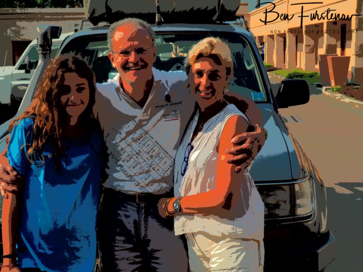 Chiara, Guido and Emanuela in Mundo, Zambia 