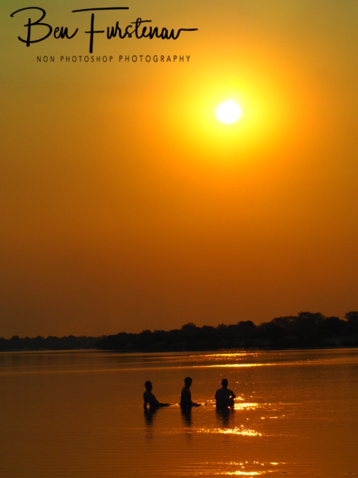 Sunset over the Zambezi River, Katima Mulilo, Namibia