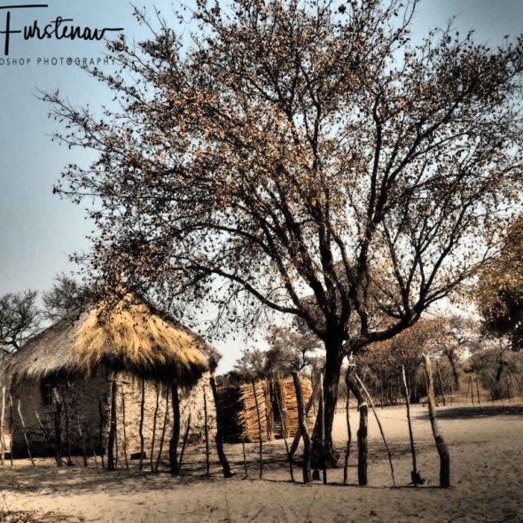 Xai-Xai village, Kalahari desert, Botswana