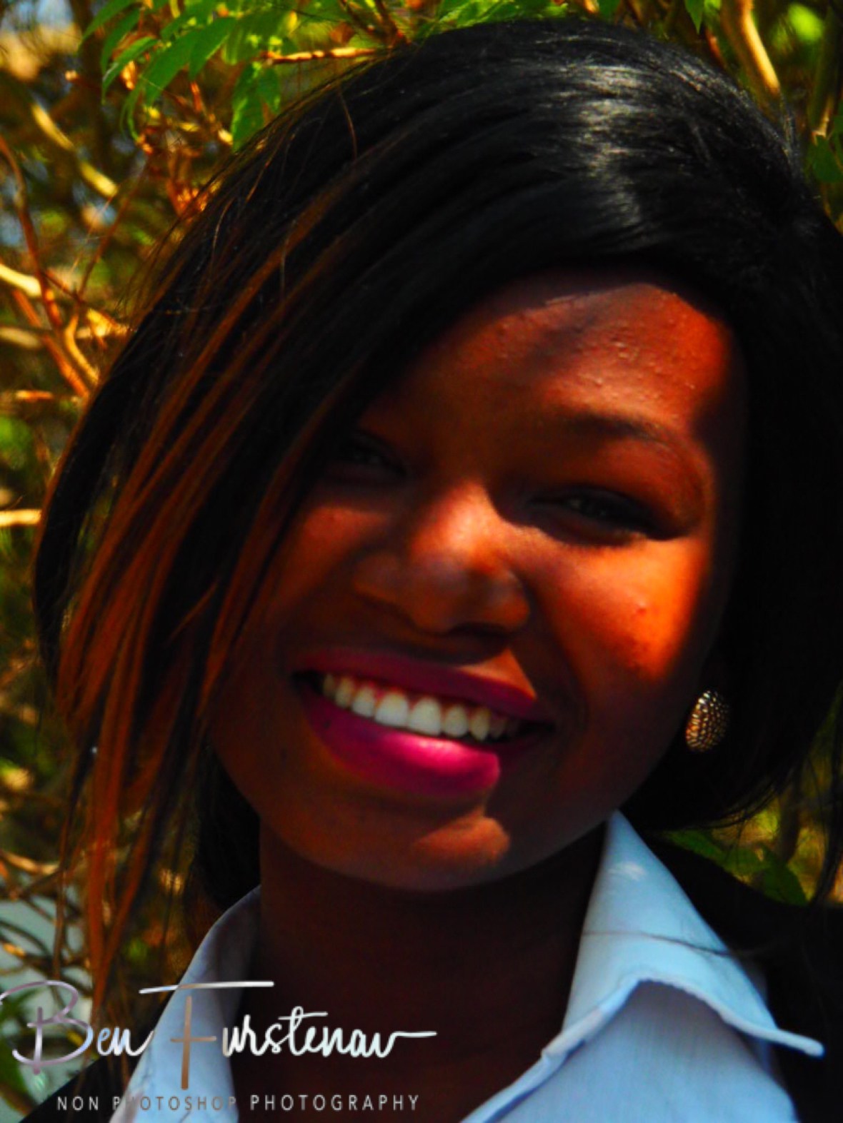 Nina’s smile, Maun, Botswana