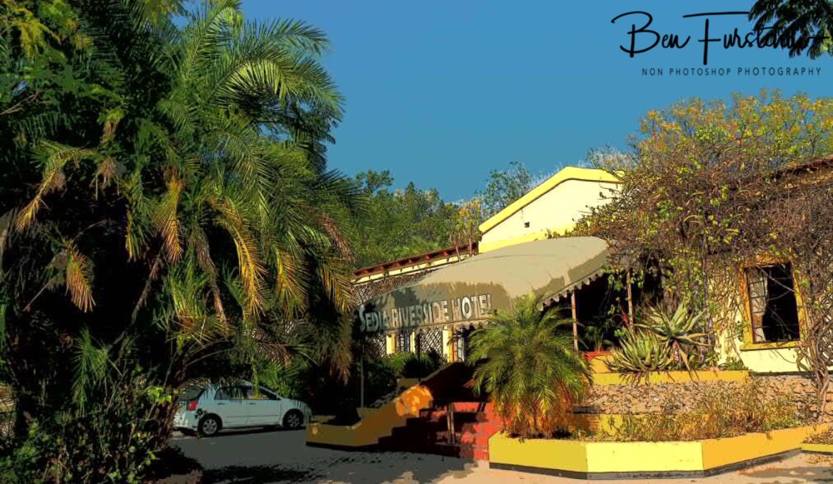 Riverside entrance, Maun, Botswana 