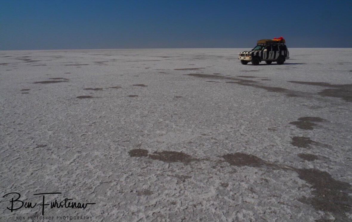 Ice or snow? Kubu Island, Makgadikgadi Salt Pans, Botswana 