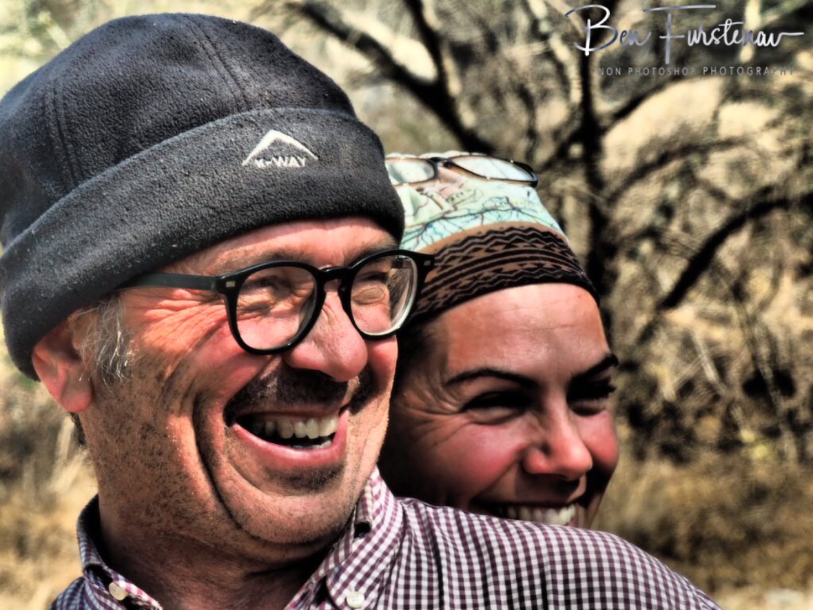 Legendary smiles, Tsolido Hills, Kalahari desert, Botswana