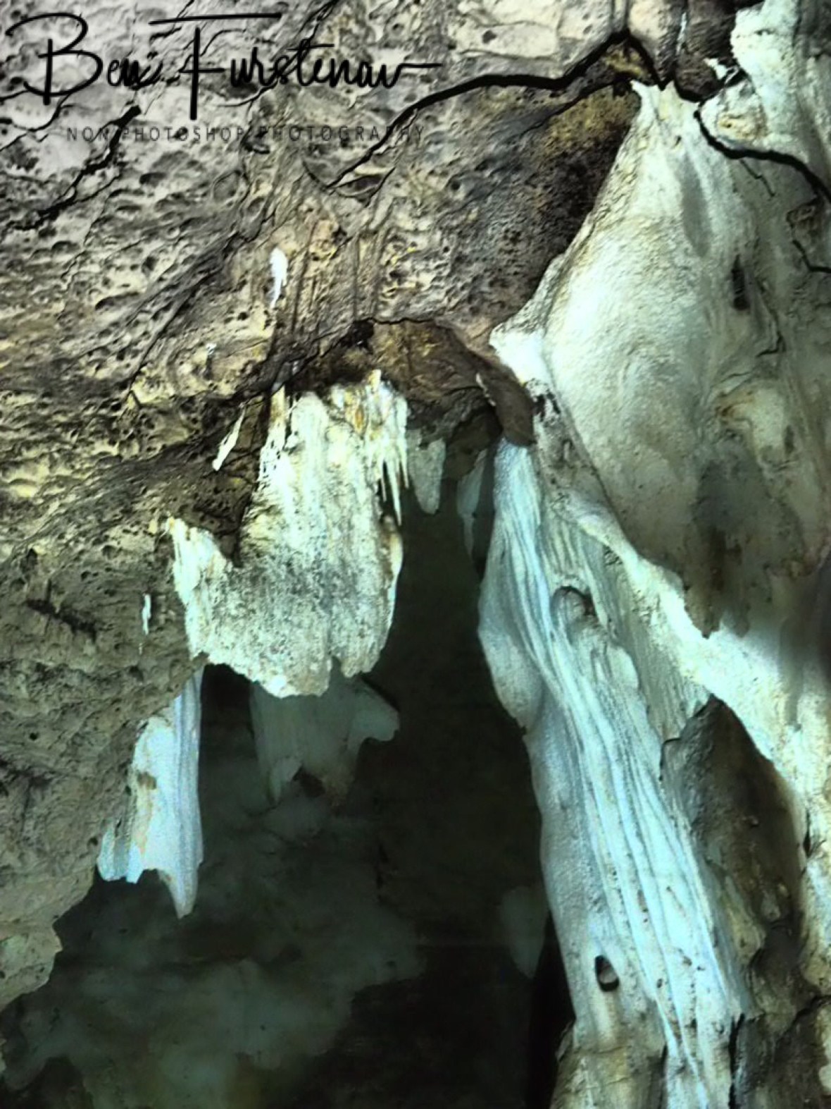 Stalagmites at Drotsky Caves, Kalahari desert, Botswana