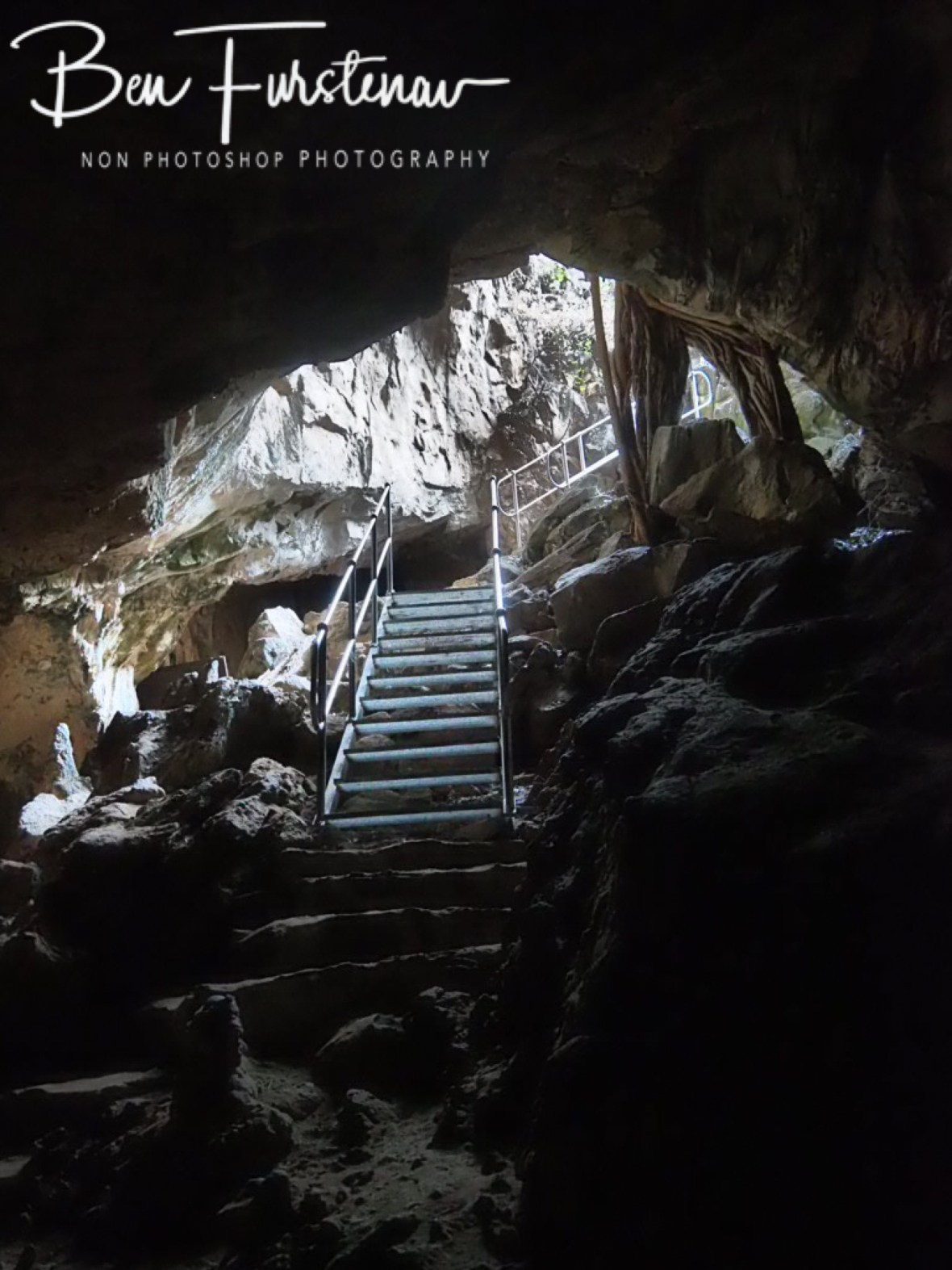Drotsky Caves entrance, Kalahari desert, Botswana 