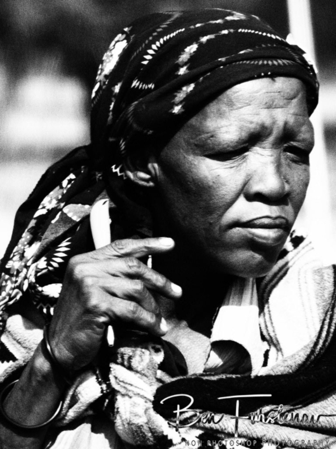 Deep in thoughts, Kalahari desert, Botswana 