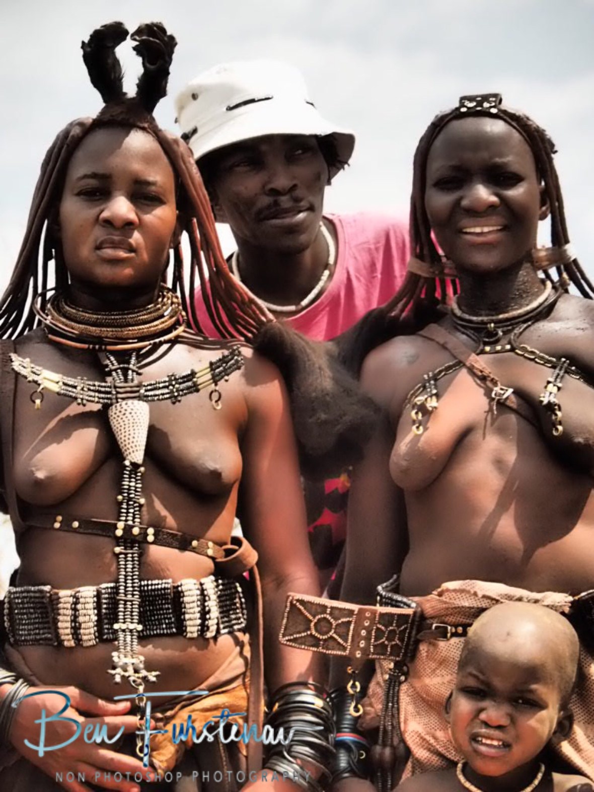 Traditional meets modern, Omusaona Himba Village, Kamanjab, Namibia