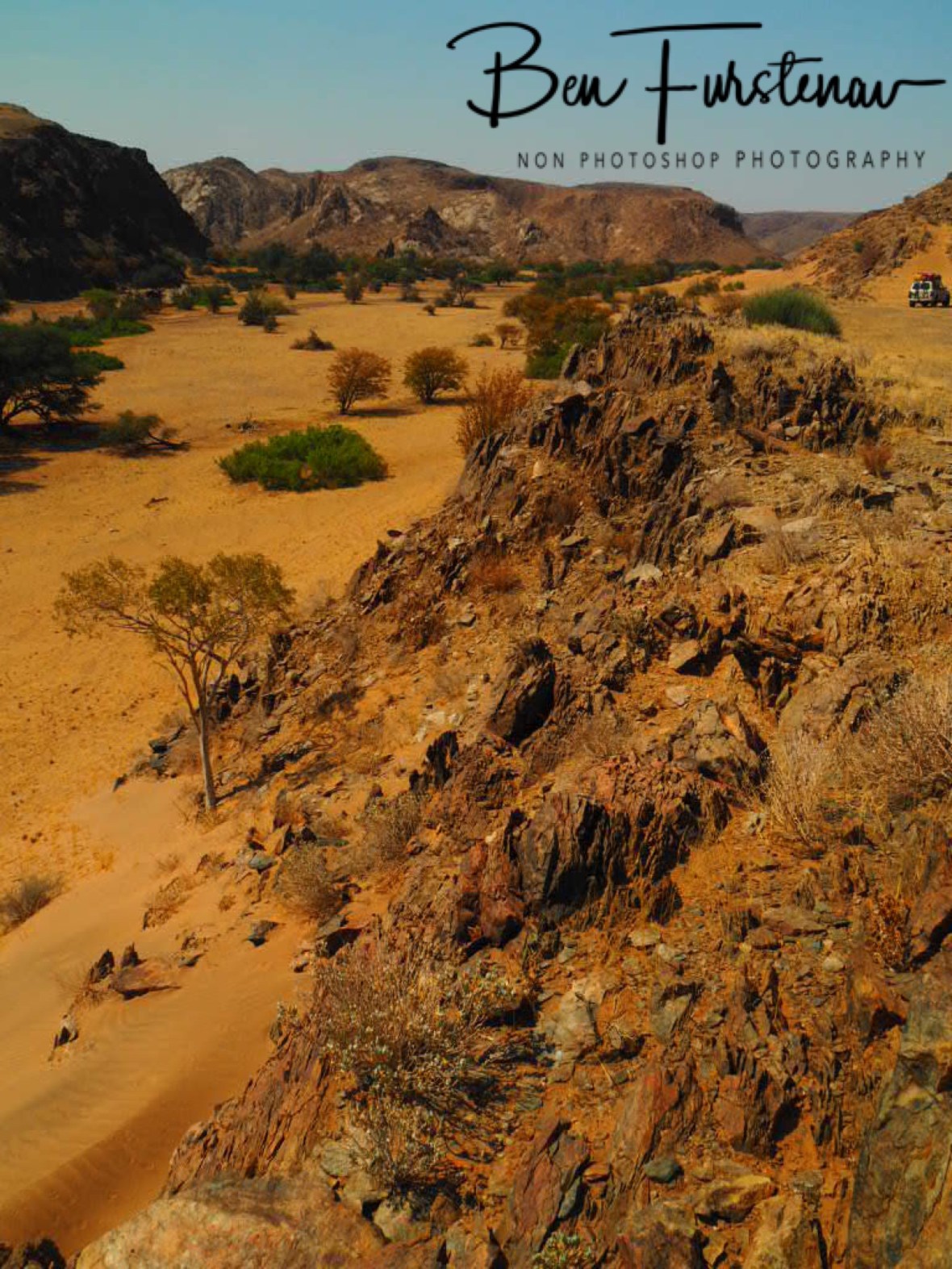 Inland view in eastern direction, Damaraland, Namibia