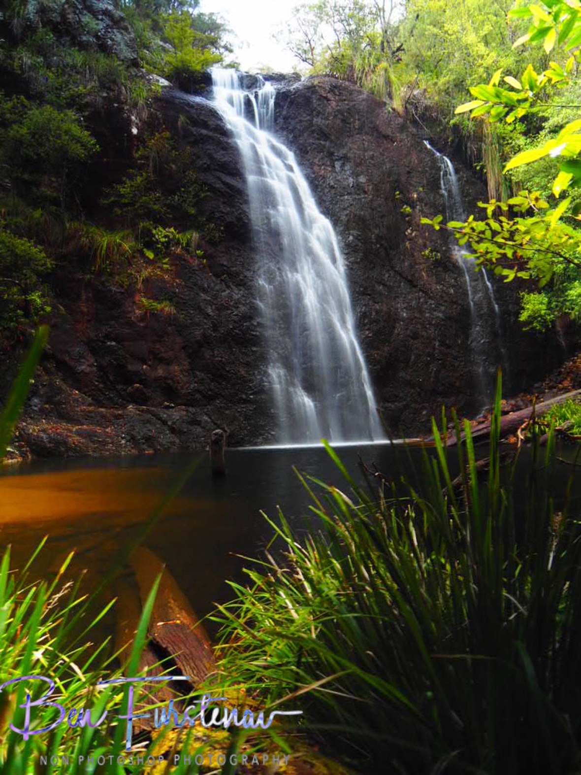 Boundry Falls creating a nice swimming pool, Washpool National Park, NSW, Australia 