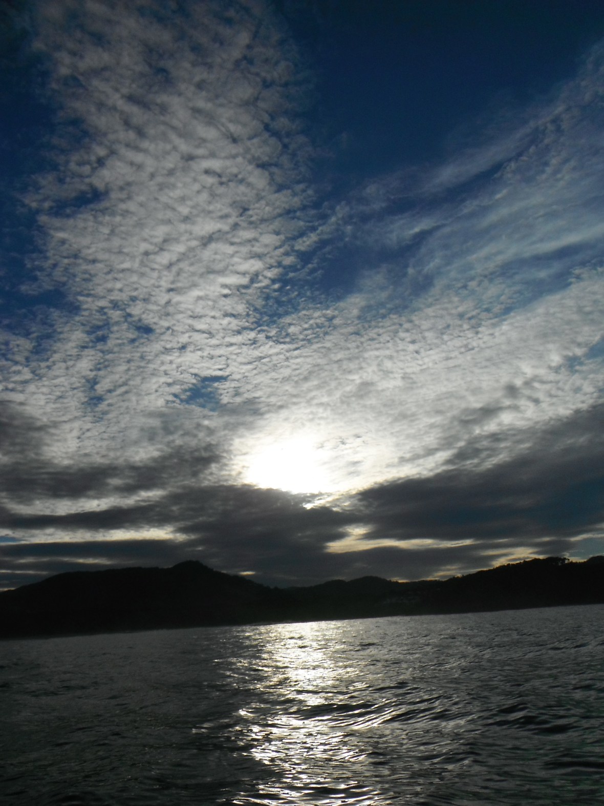 Cloudy sunset display, New South Wales, Australia
