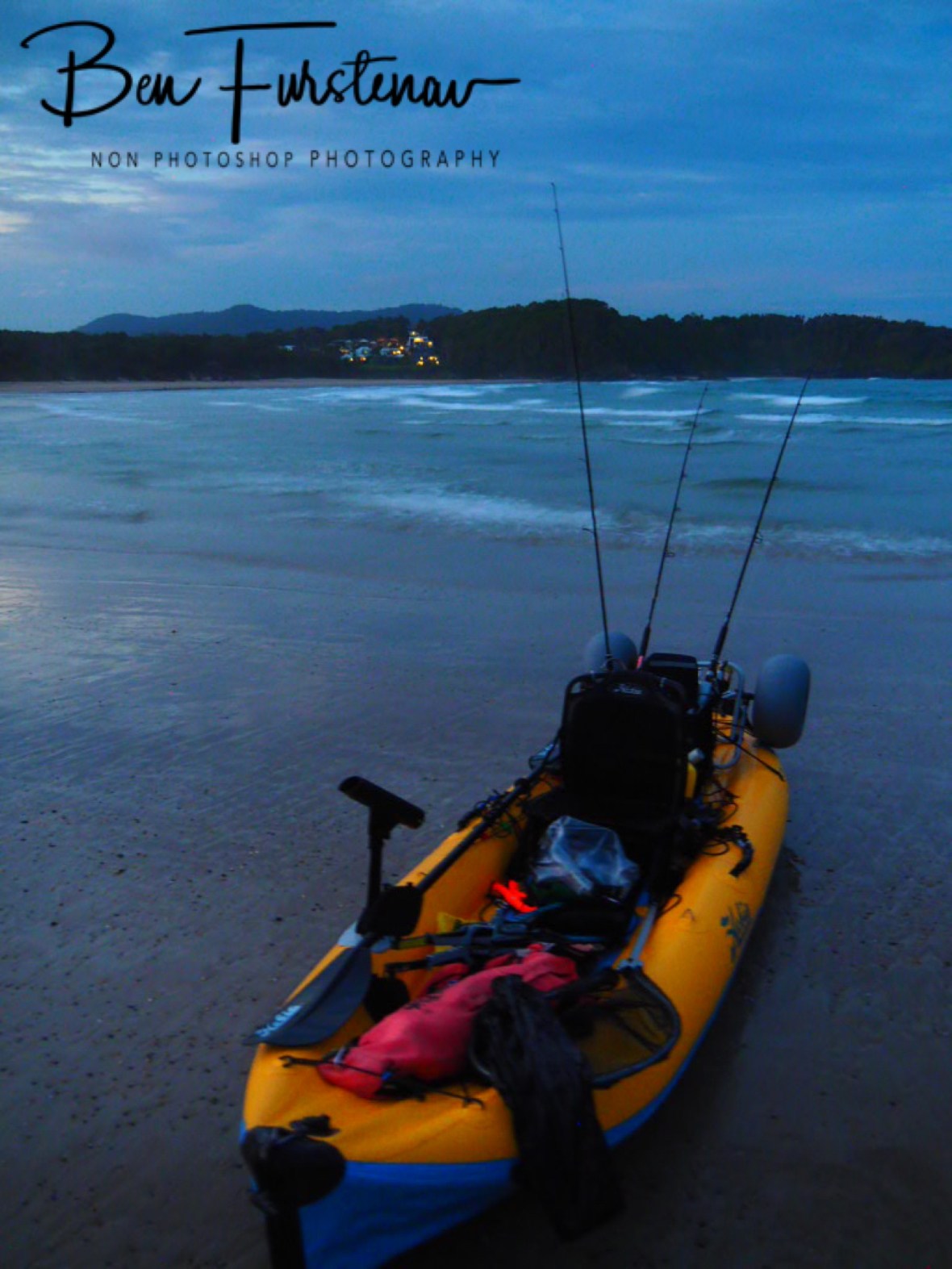 I made it back to Diggers Beach just in time before darkness, New South Wales, Australia