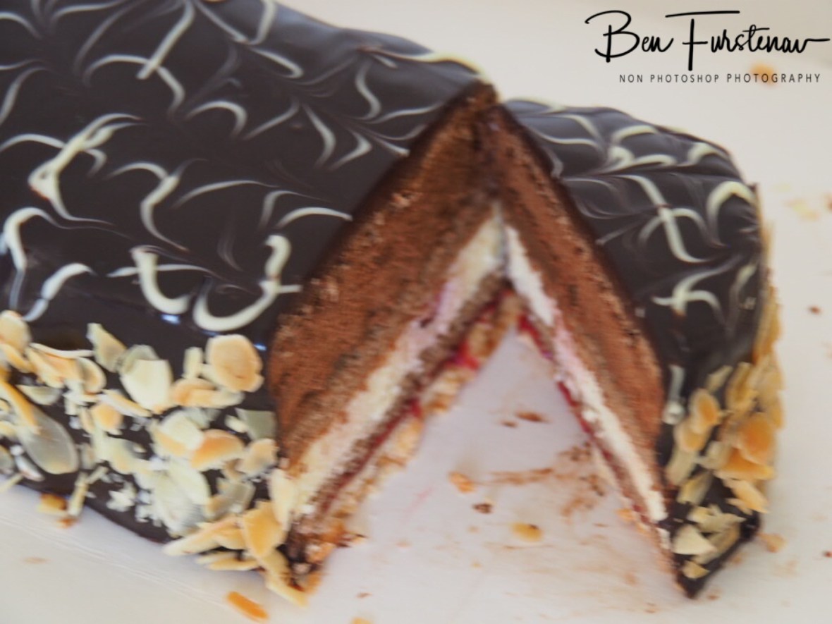 Chocolate and yogurt mousse cakes made to order, Newrybar, New South Wales, Australia