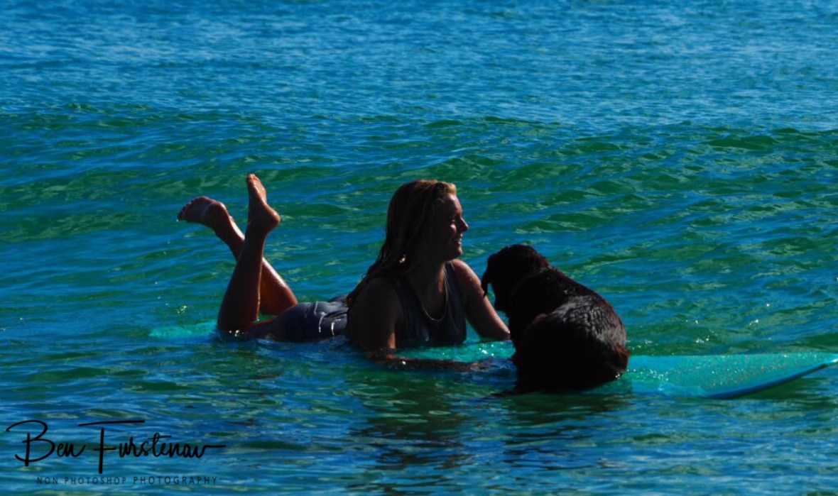 Chilling on the water at Diggers Beach, New South Wales, Australia 