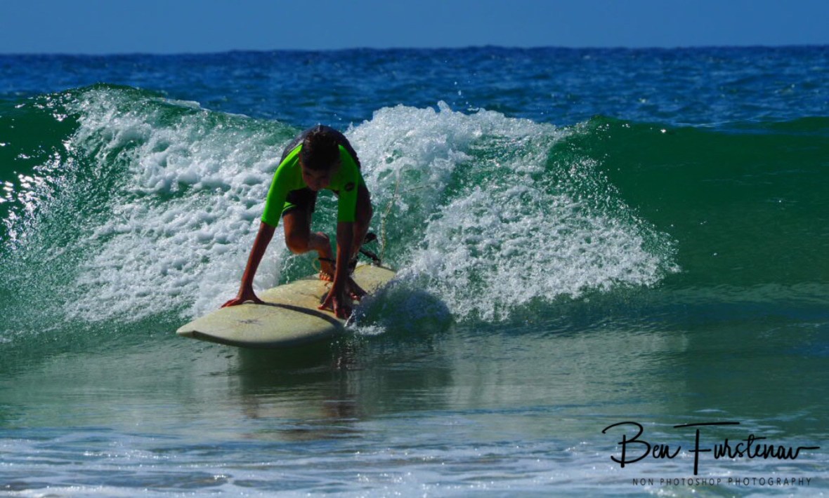 The hardest part about surfing, Diggers Beach, New South Wales, Australia 