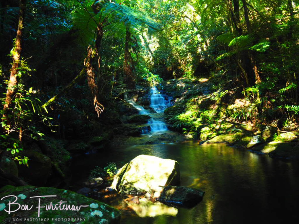 Rockpools along waterfalls at Lamington National Park, Queensland, Australia 