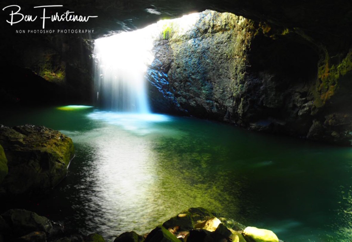 Natural Bridge, a natural wonder at Springbrook National Park, Queensland, Australia 