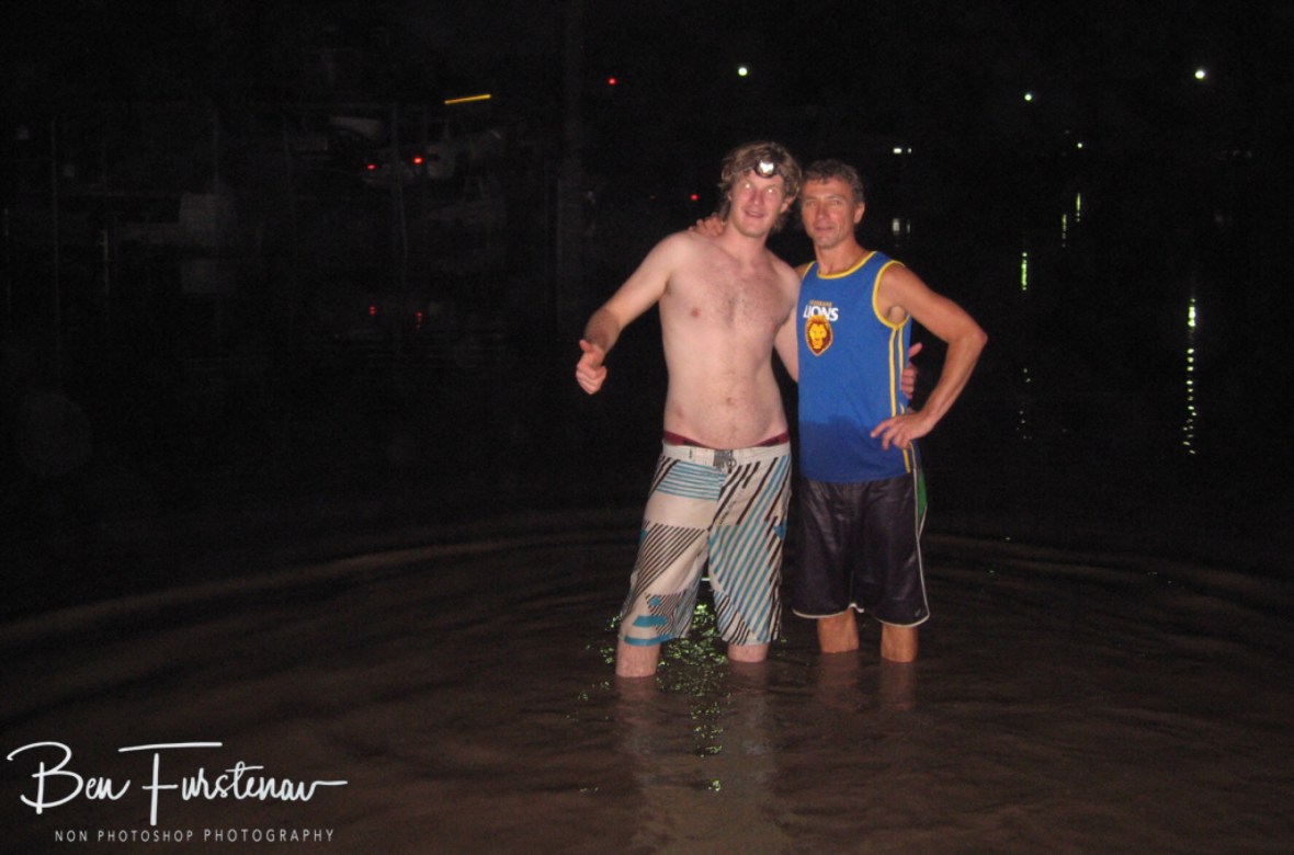 Me and then apprentice and owners son in Brisbane, Queensland, Australia