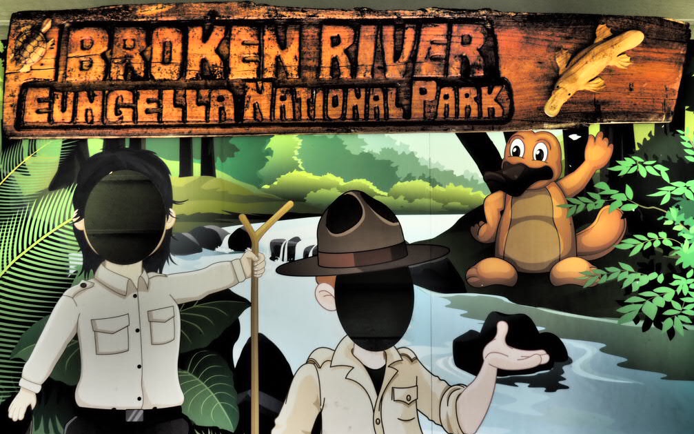 Spot the platypus at Eungalla National Park, Queensland, Australia