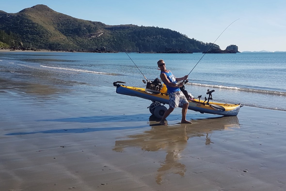 Dry practice at Cape Hillsborough, Queensland, Australia
