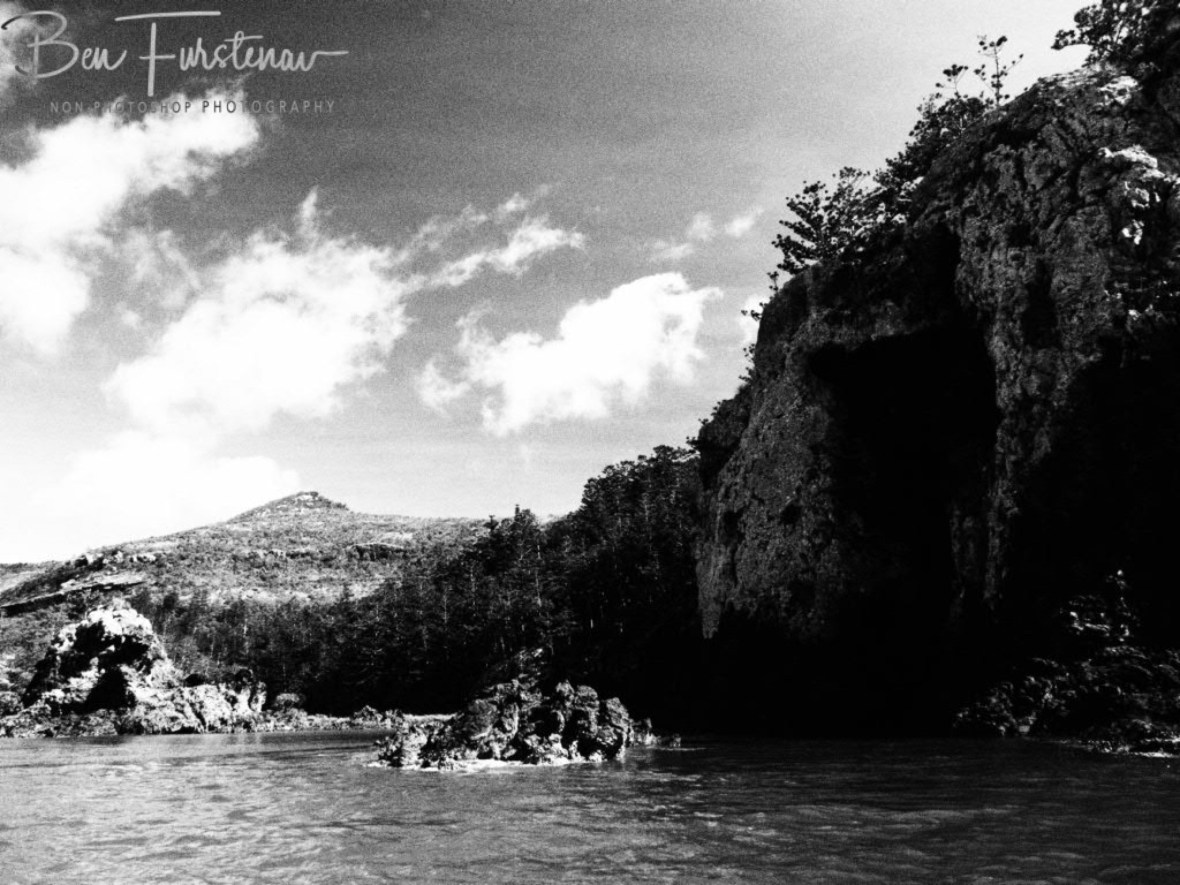 Steep cliffs made hiking impossible, Cape Hillsborough, Queensland, Australia 