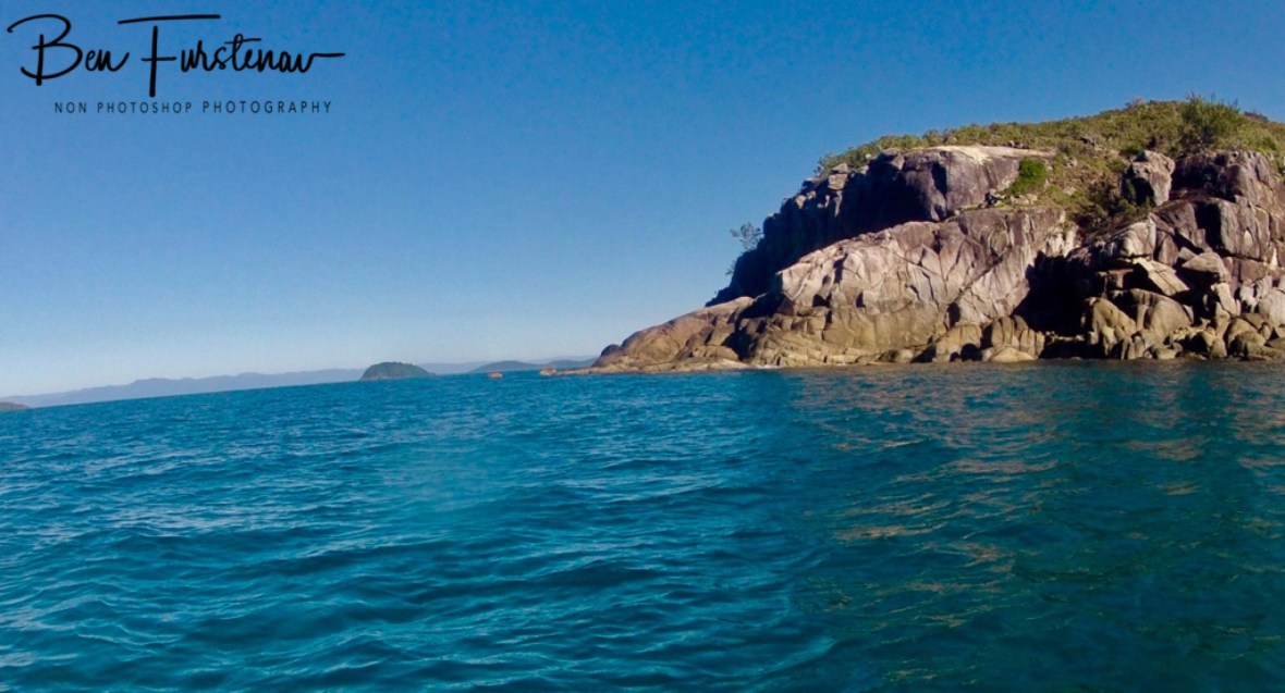 Mission beach in the distance from Dunk Island, Tropical Queensland, Australia 