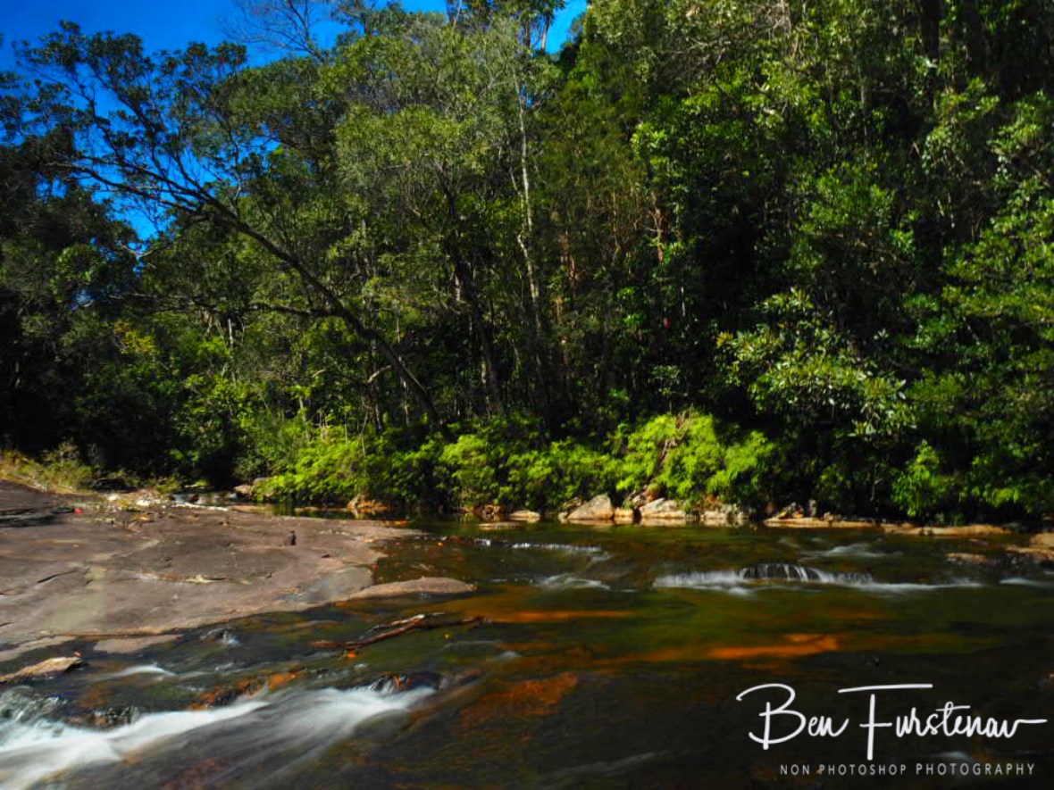 Fan tail waters at Birthday Creek Falls, Northern Queensland, Australia 