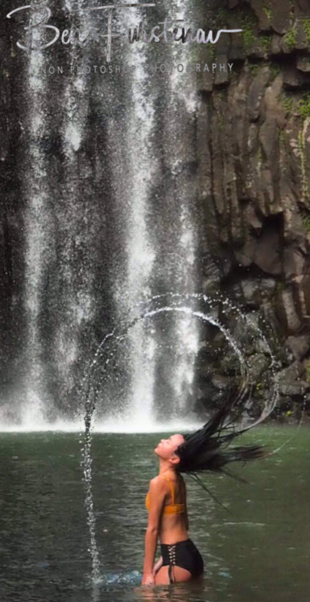 Perfect circle at Millaa Millaa Falls, Atherton Tablelands, Far North Queensland, Australia