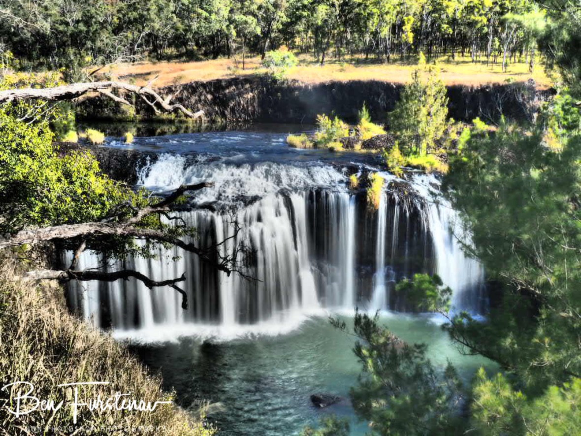 Carved canyon at Millstream Falls, Far North Queensland, Australia 