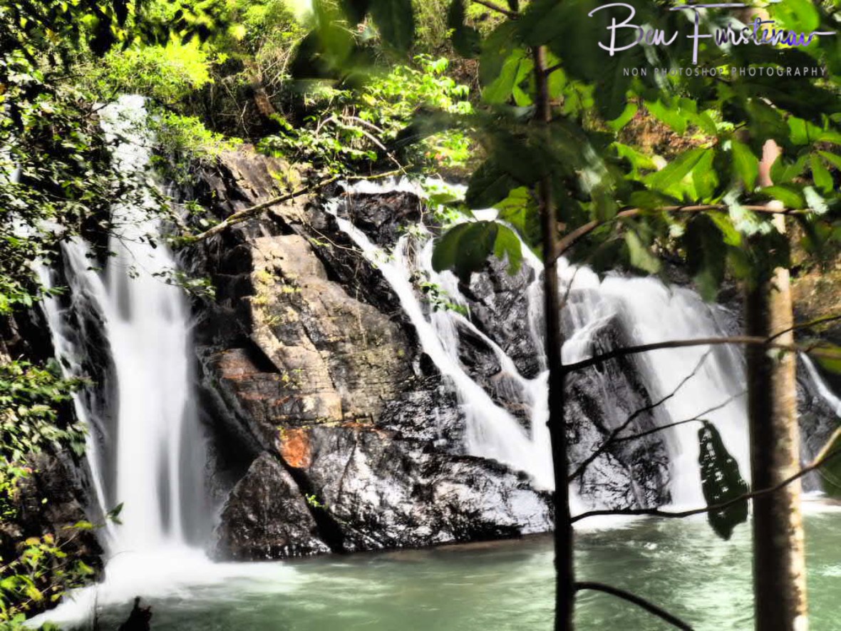 8 meter drop off Dinner Falls, Atherton Tablelands, Far North Queensland, Australia 