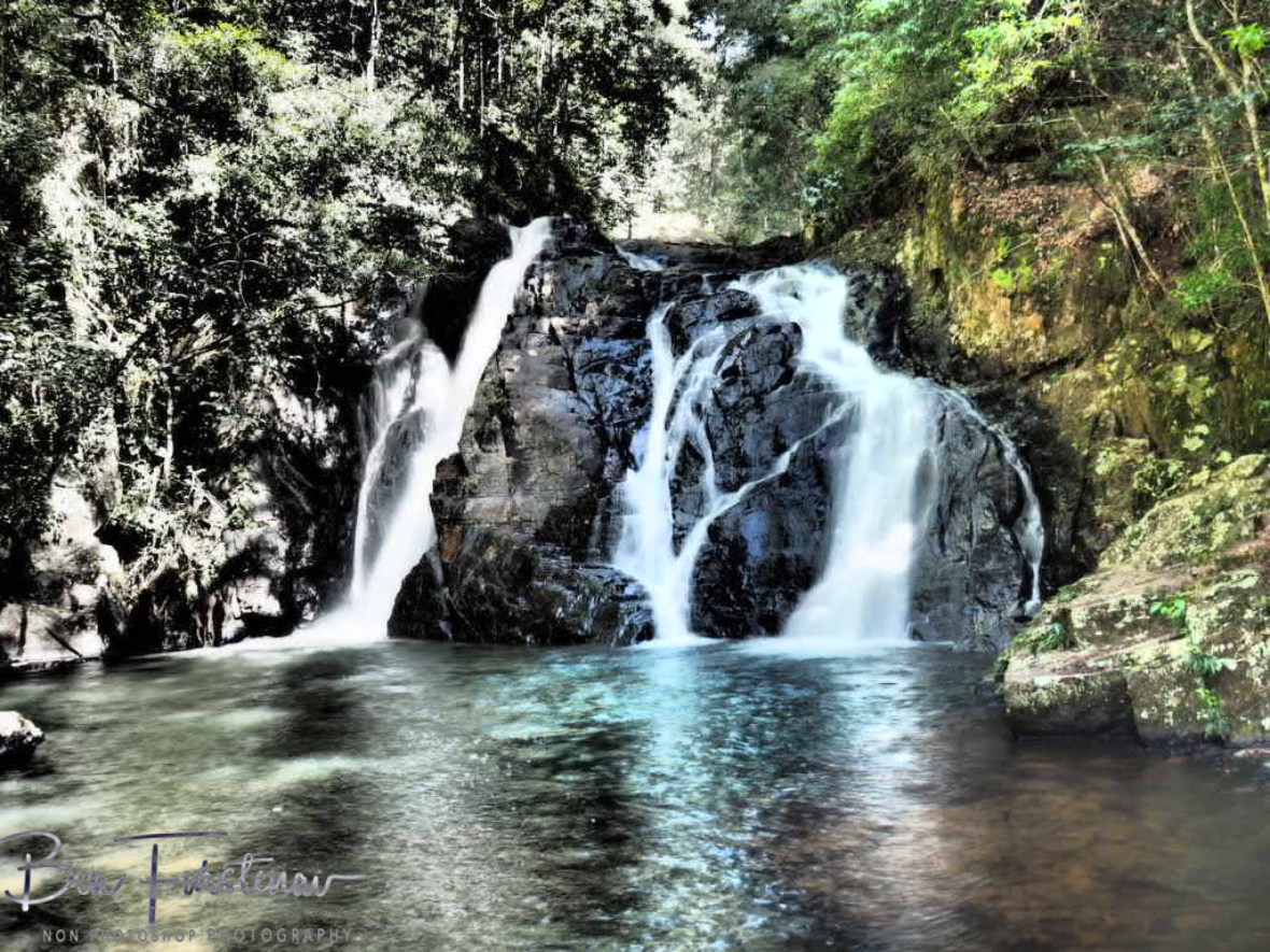 Cascade reflections at Atherton Tablelands, Far North Queensland, Australia 