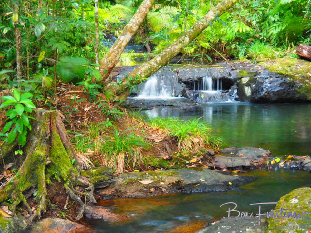 Gentle cascades at Atherton Tablelands, Far North Queensland, Australia