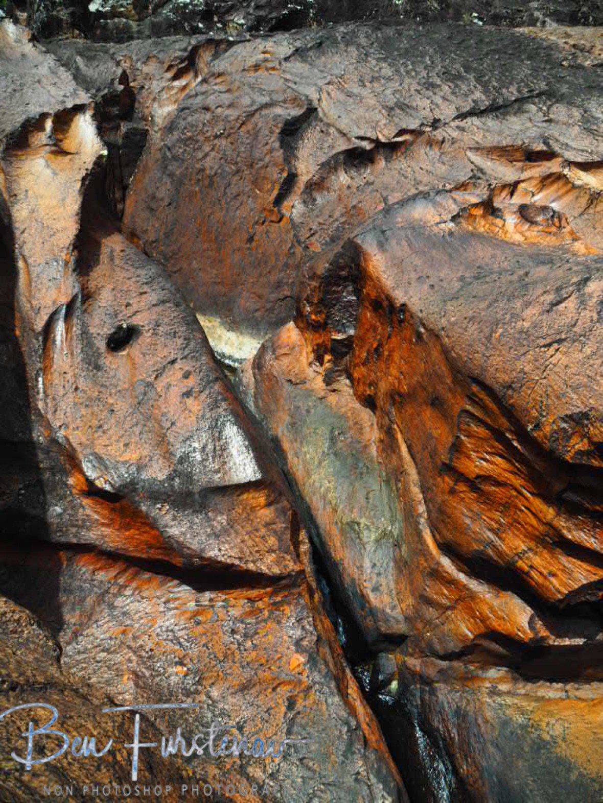 Slippery slope at Atherton Tablelands, Far North Queensland, Australia