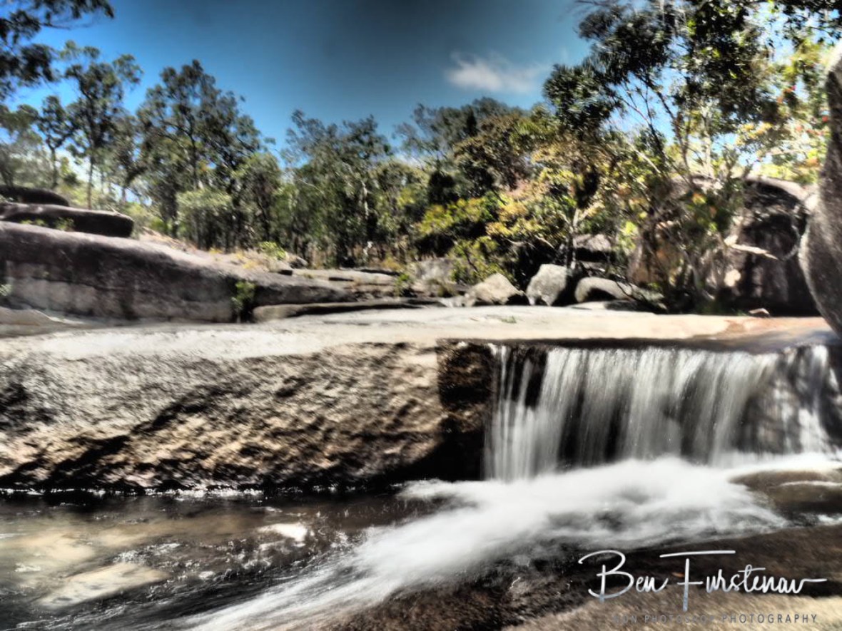 Gentle cascades  at Davies Creek Falls, Atherton Tablelands, Far North Queensland, Australia 