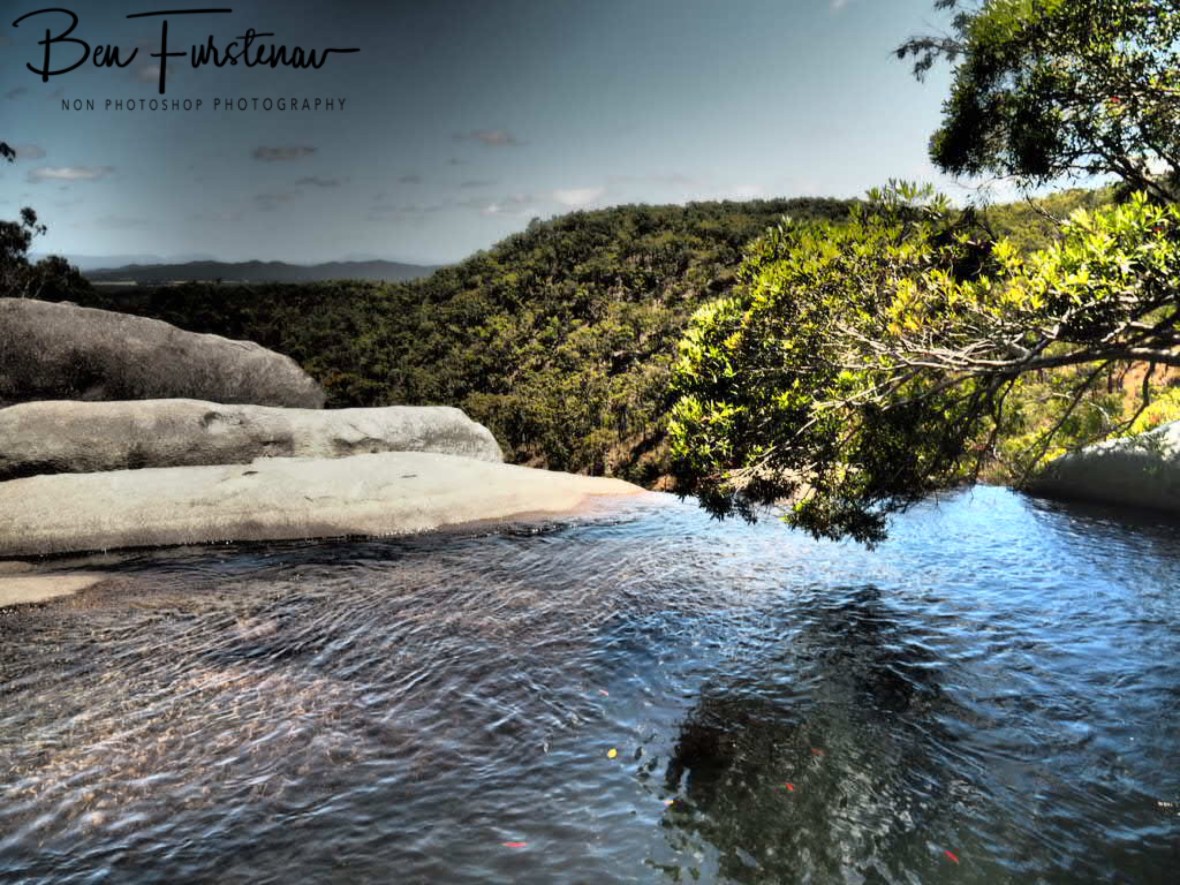 Pool with a view at Davies Creek Falls, Atherton Tablelands, Far North Queensland, Australia