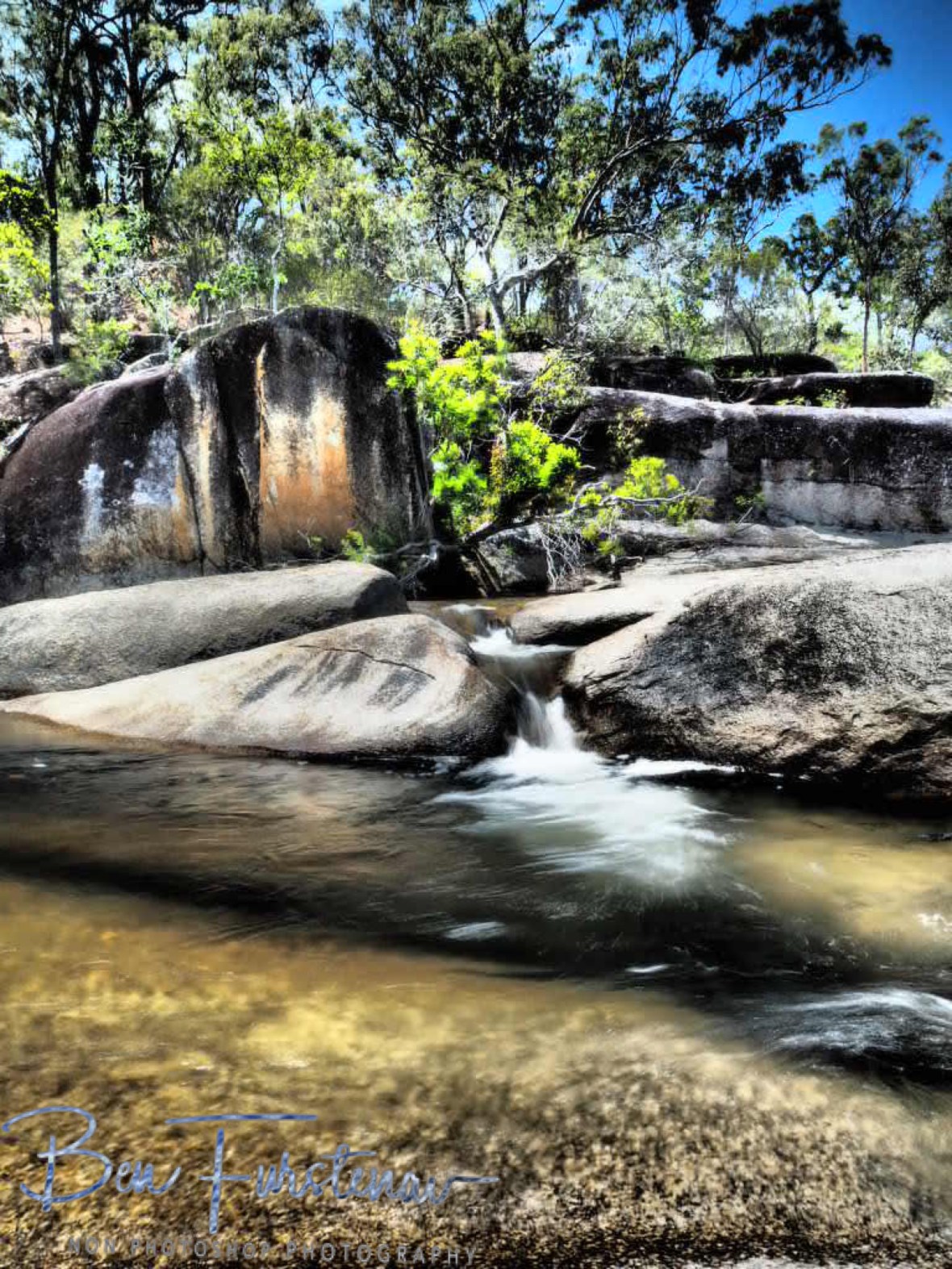 Mellow waters at Davies Creek Falls, Atherton Tablelands, Far North Queensland, Australia