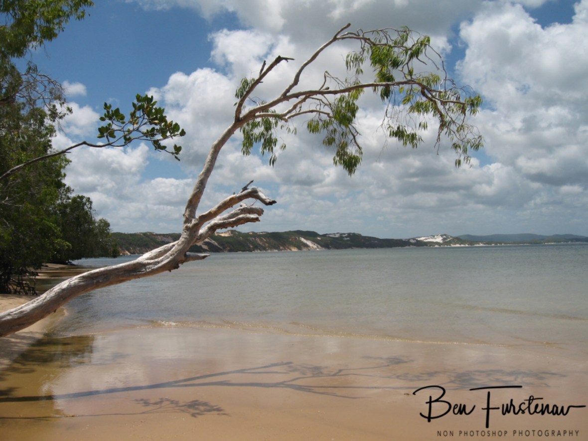 Rainbow Beach in the distance from Elim Beach, Cape York Peninsula, Far North Queensland, Australia