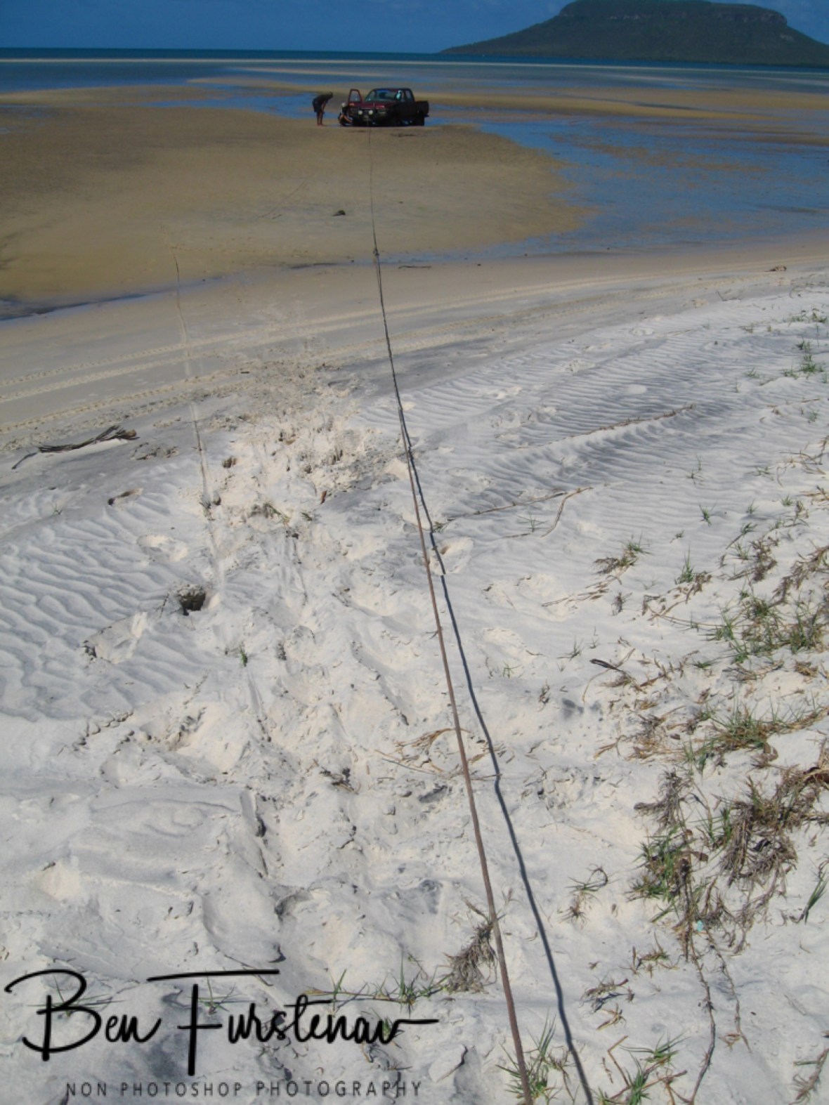 4WD recovery at Elim Beach, Cape York Peninsula, Far North Queensland, Australia