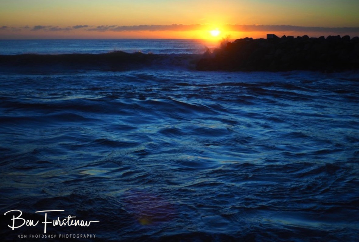 Sunrise over the river mouth at Evans Head, Northern New South Wales, Australia