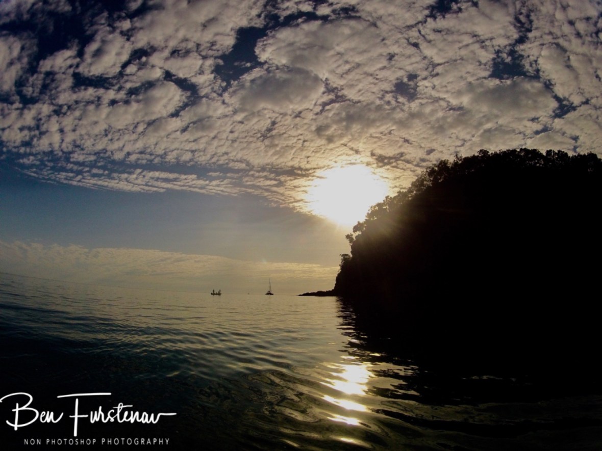 Sun-bed made of clouds at  Palm Cove, Tropical Queensland, Australia 