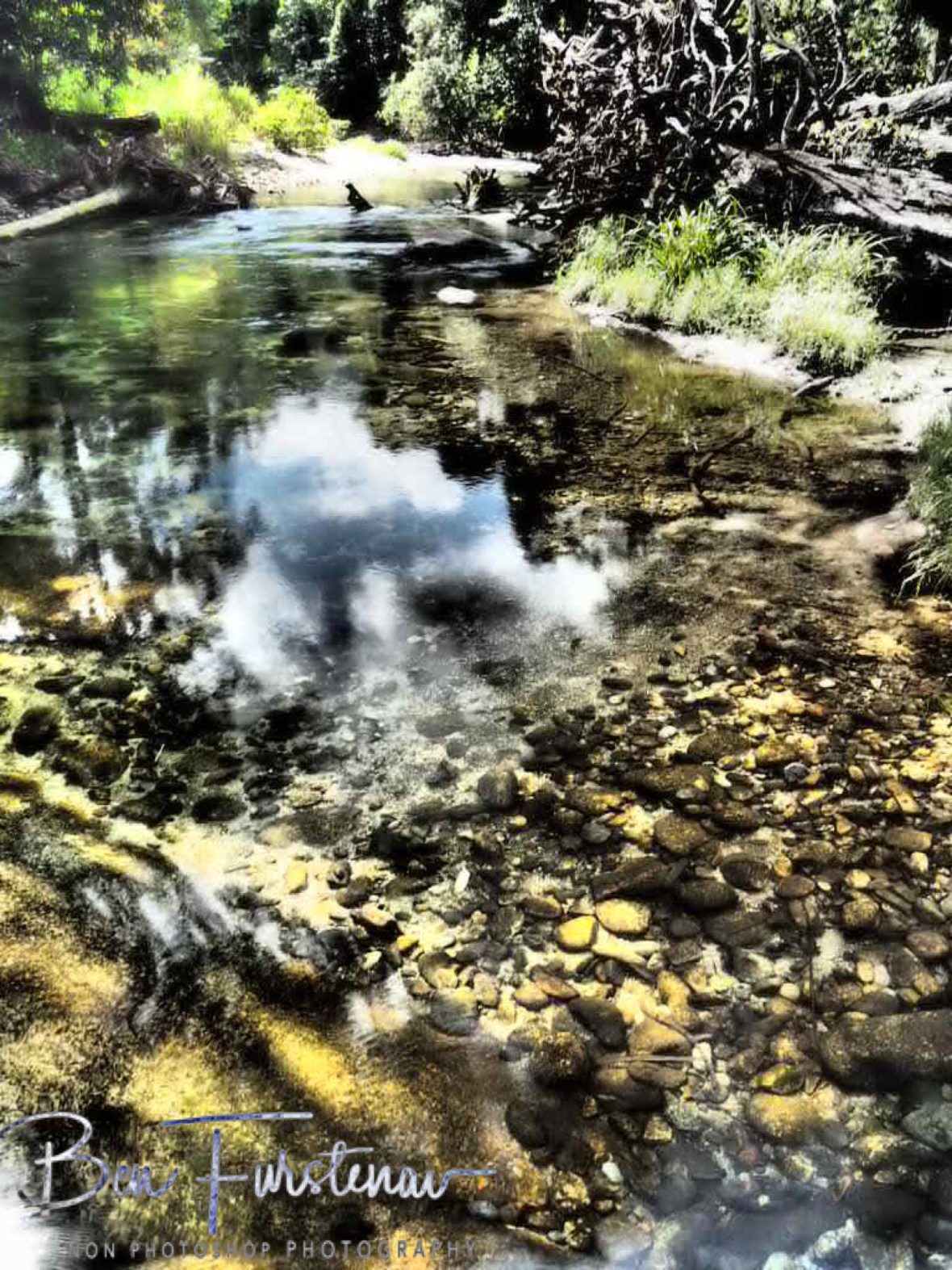 Pool reflections at Babinda, Tropical Northern Queensland, Australia 