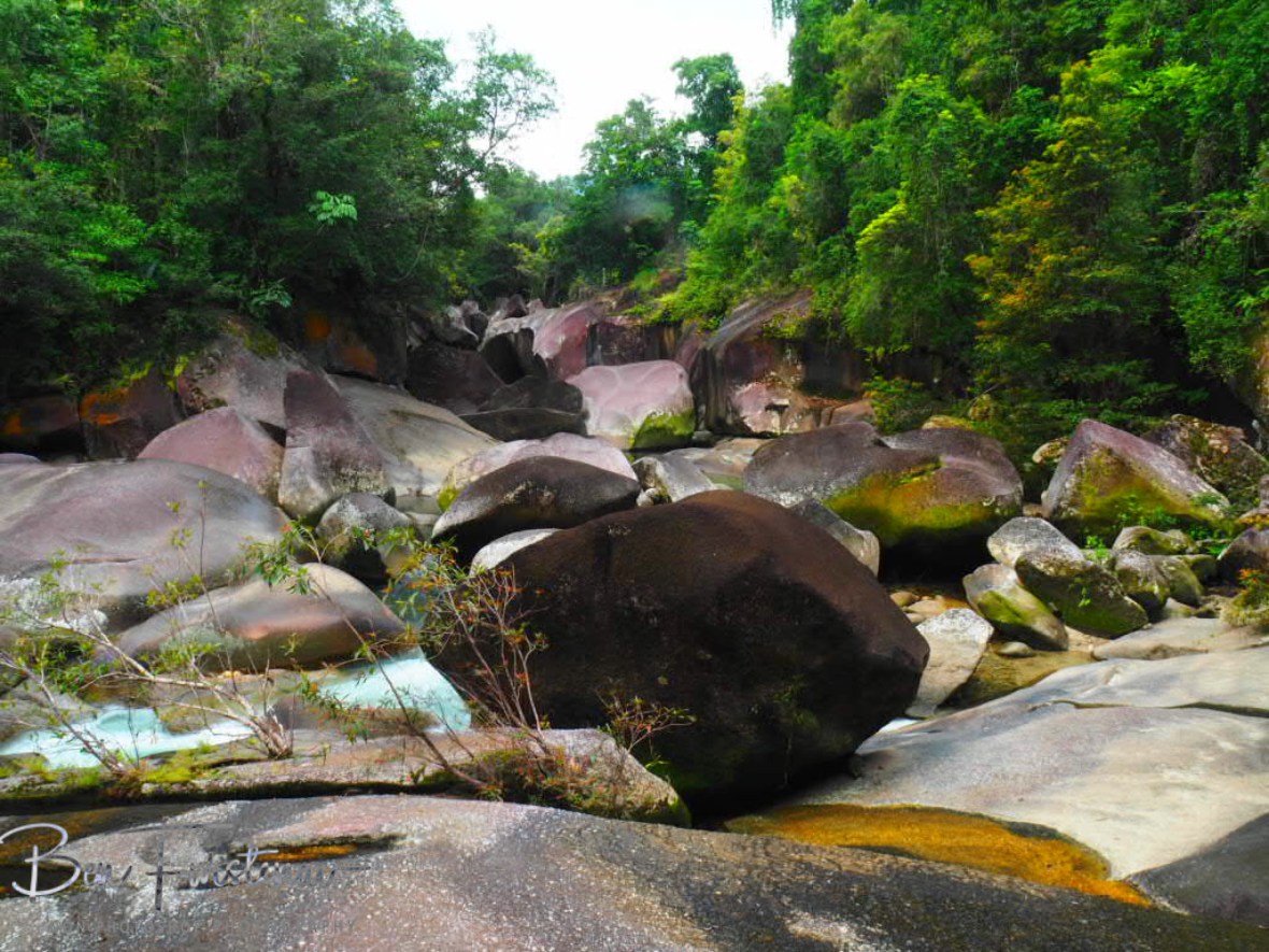 Babinda Boulders  at Babinda, Tropical Northern Queensland, Australia 