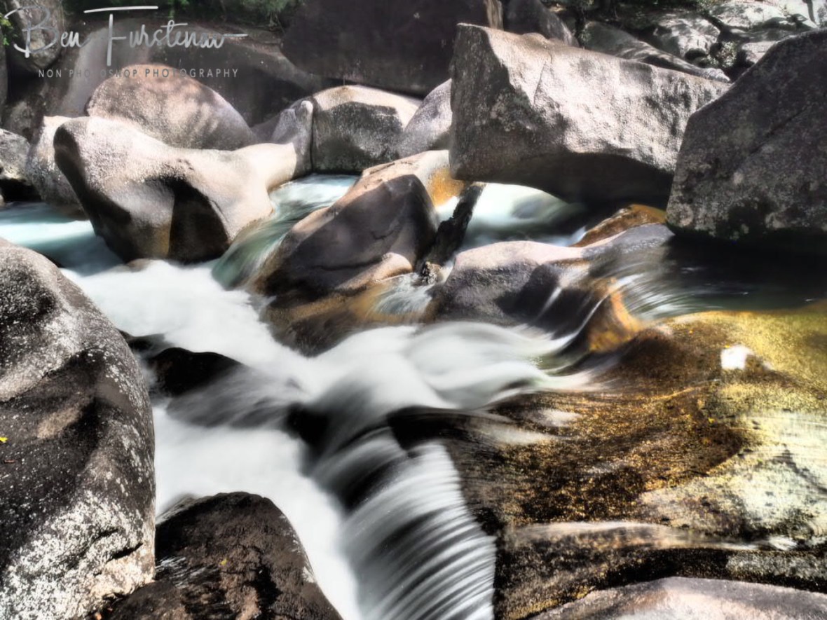 Cascading downstream at Babinda, Tropical Northern Queensland, Australia