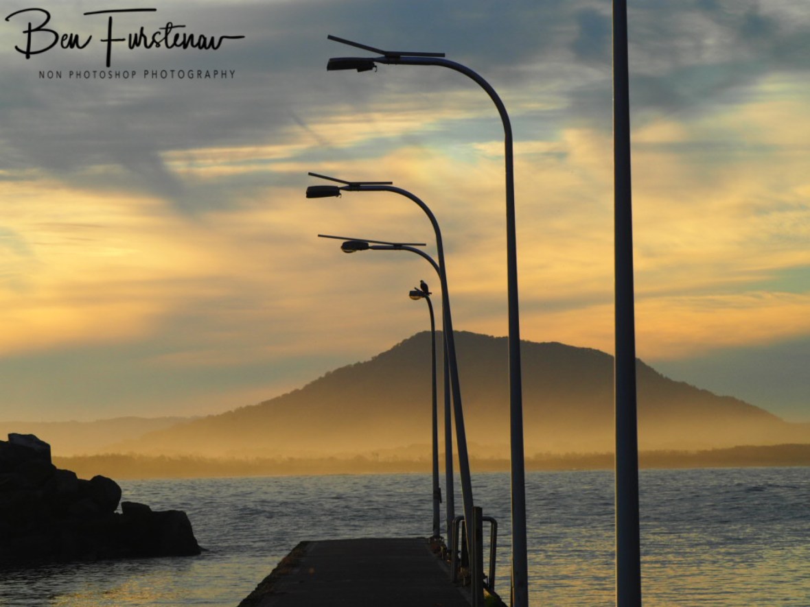 Light post barrier @ Crowdy Head, Northern New South Wales, Australia 